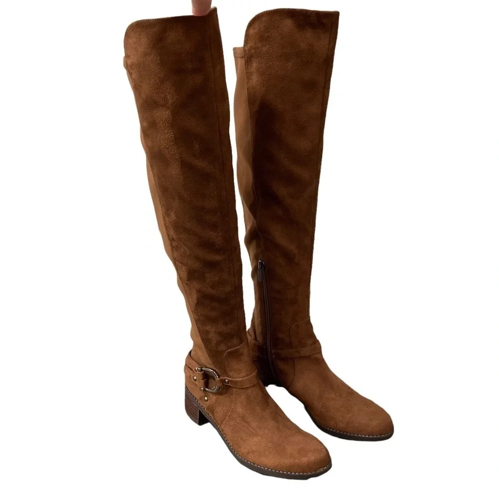 Marc Fisher sz 5.5 brown OTK riding boots